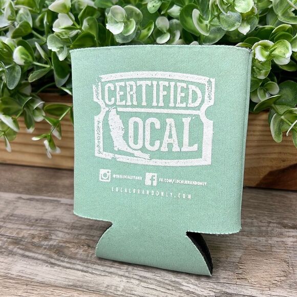 Certified Local Seafoam Mint Florida Koozie / Drink Hugger NEW - Picture 1 of 5
